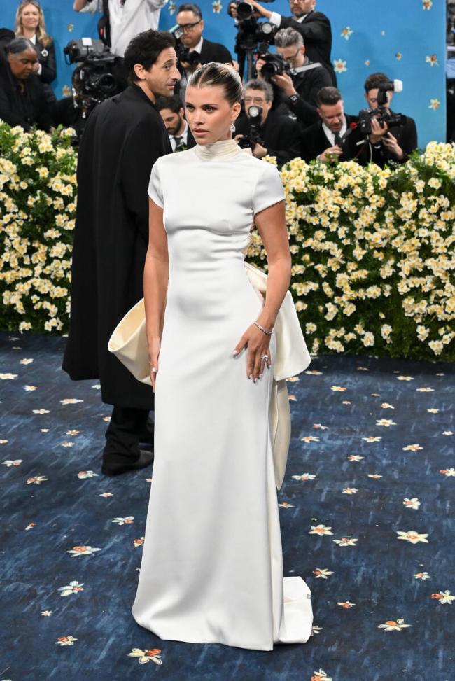 Sofia Richie at The 2025 Met Gala Celebrating "Superfine: Tailoring Black Style" held at the Metropolitan Museum of Art on May 05, 2025 in New York, New York.