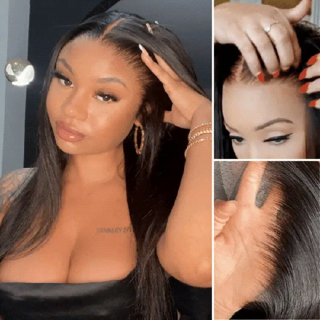 Silky Straight Glueless 13x4 Frontal Lace Wig