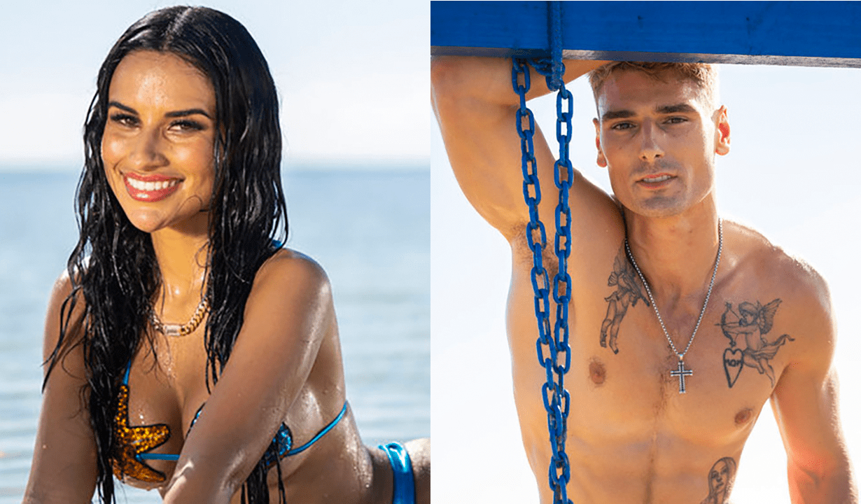Yulissa and Austin on Love Island USA