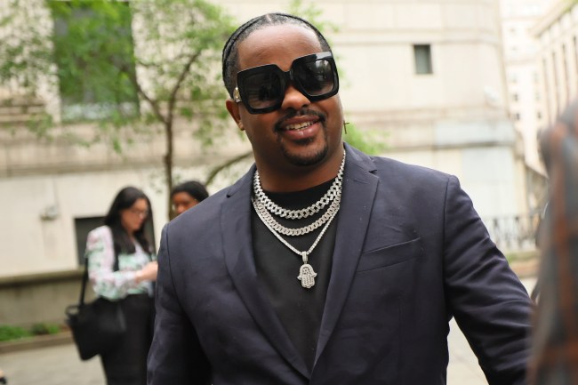 NEW YORK, NEW YORK - MAY 13: Music producer Rodney "Lil Rod" Jones, who has filed a lawsuit against Sean "Diddy" Combs, departs for a lunch break during Combs trial at Manhattan Federal Court on May 13, 2025 in New York City. Combs, 55, has pleaded not guilty on all counts, which include a racketeering charge alleging the hip-hop pioneer was the leader of a sex crime ring that included drug-fueled sex parties by use of force, threats and violence. (Photo by Michael M. Santiago/Getty Images)