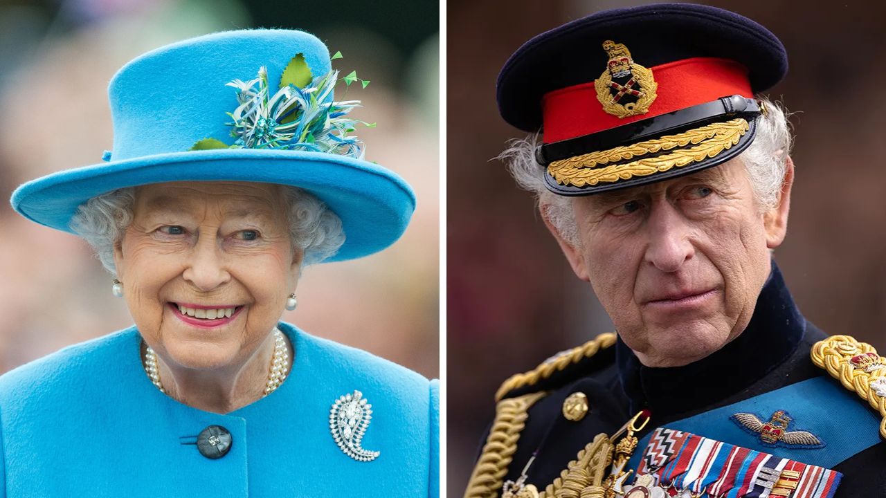 Queen Elizabeth and King Charles