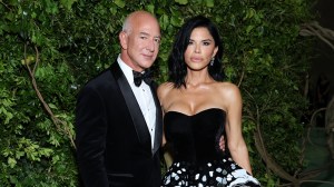 NEW YORK, NEW YORK - MAY 06: (L-R) Jeff Bezos and Lauren Sanchez attend The 2024 Met Gala Celebrating "Sleeping Beauties: Reawakening Fashion" at The Metropolitan Museum of Art on May 06, 2024 in New York City