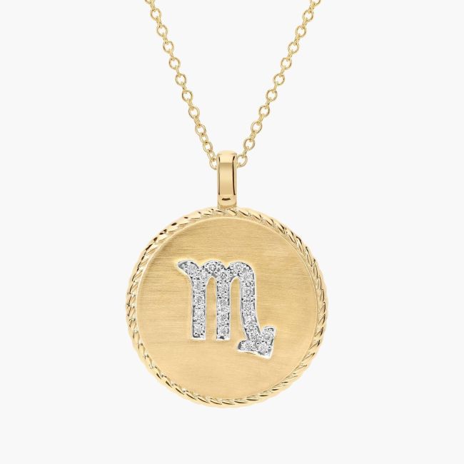 Blue Nile Pavé Diamond Scorpio Zodiac Pendant