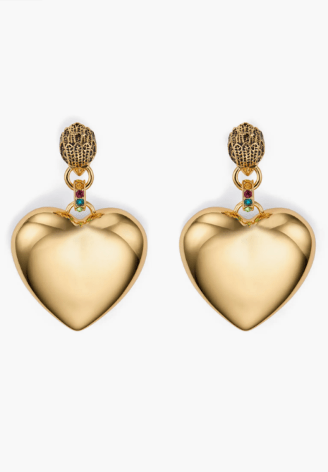 Kurt Geiger London Statement Heart Drop Earrings