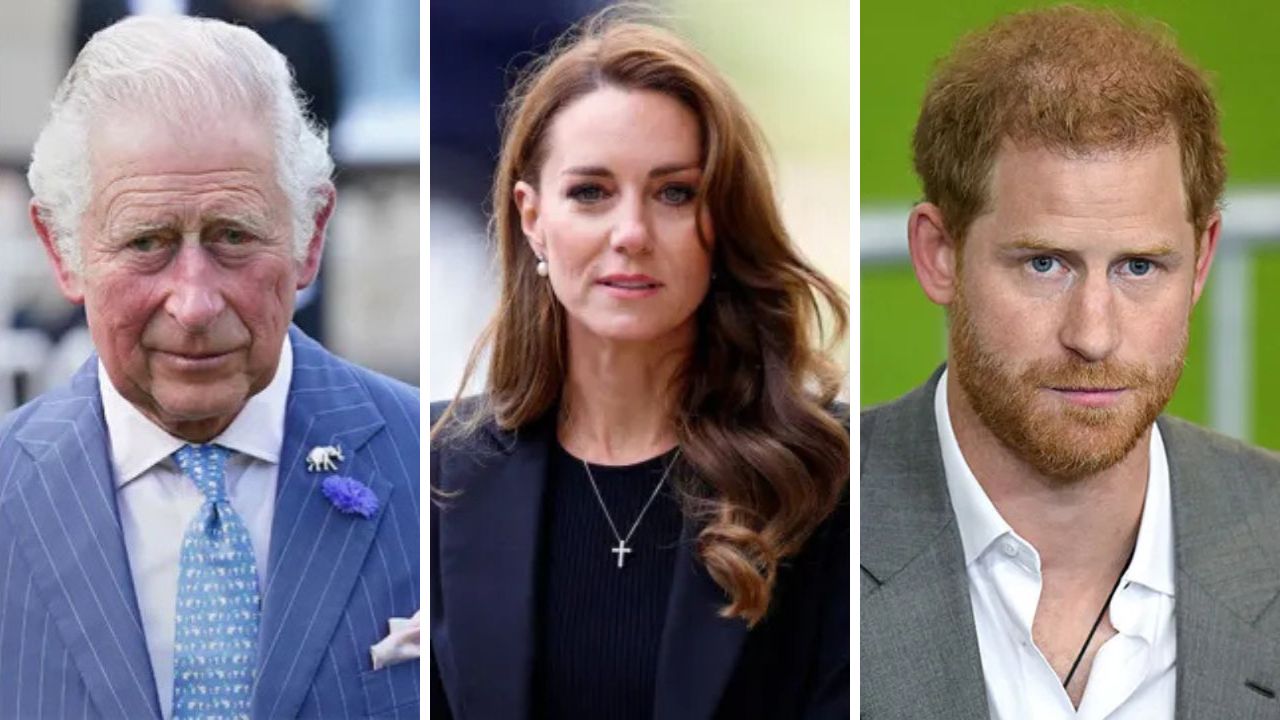 King Charles, Kate Middleton, Prince Harry