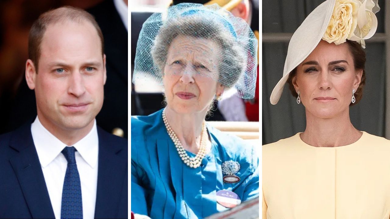 Prince William, Princess Anne, Kate Middleton