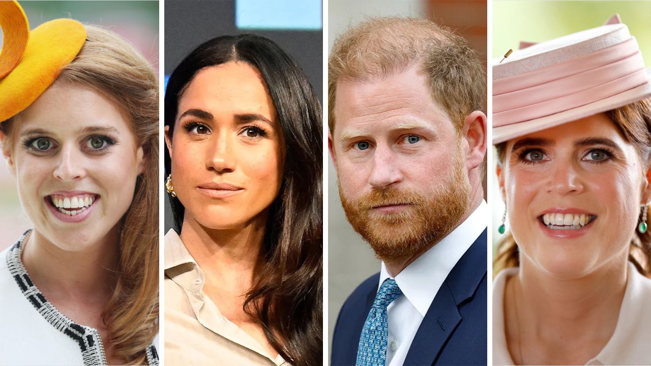 Princess Beatrice, Meghan Markle, Prince Harry, Princess Eugenie