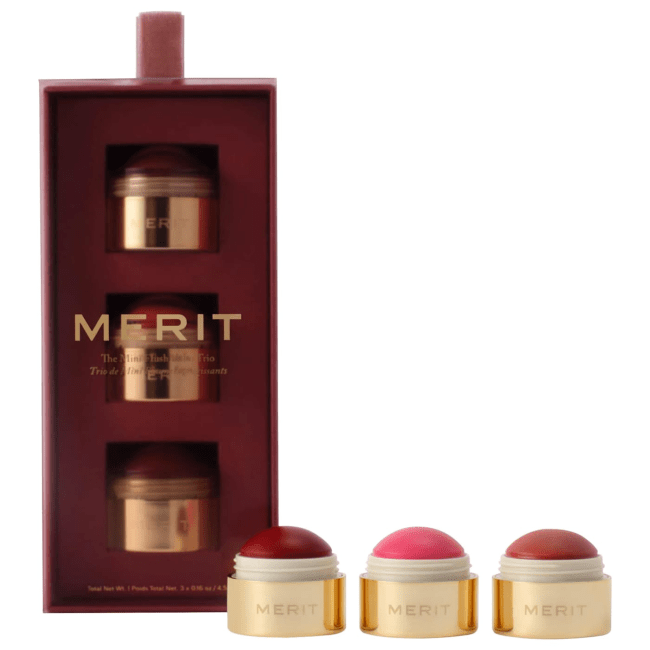 Merit Beauty The Mini Flush Balm Trio