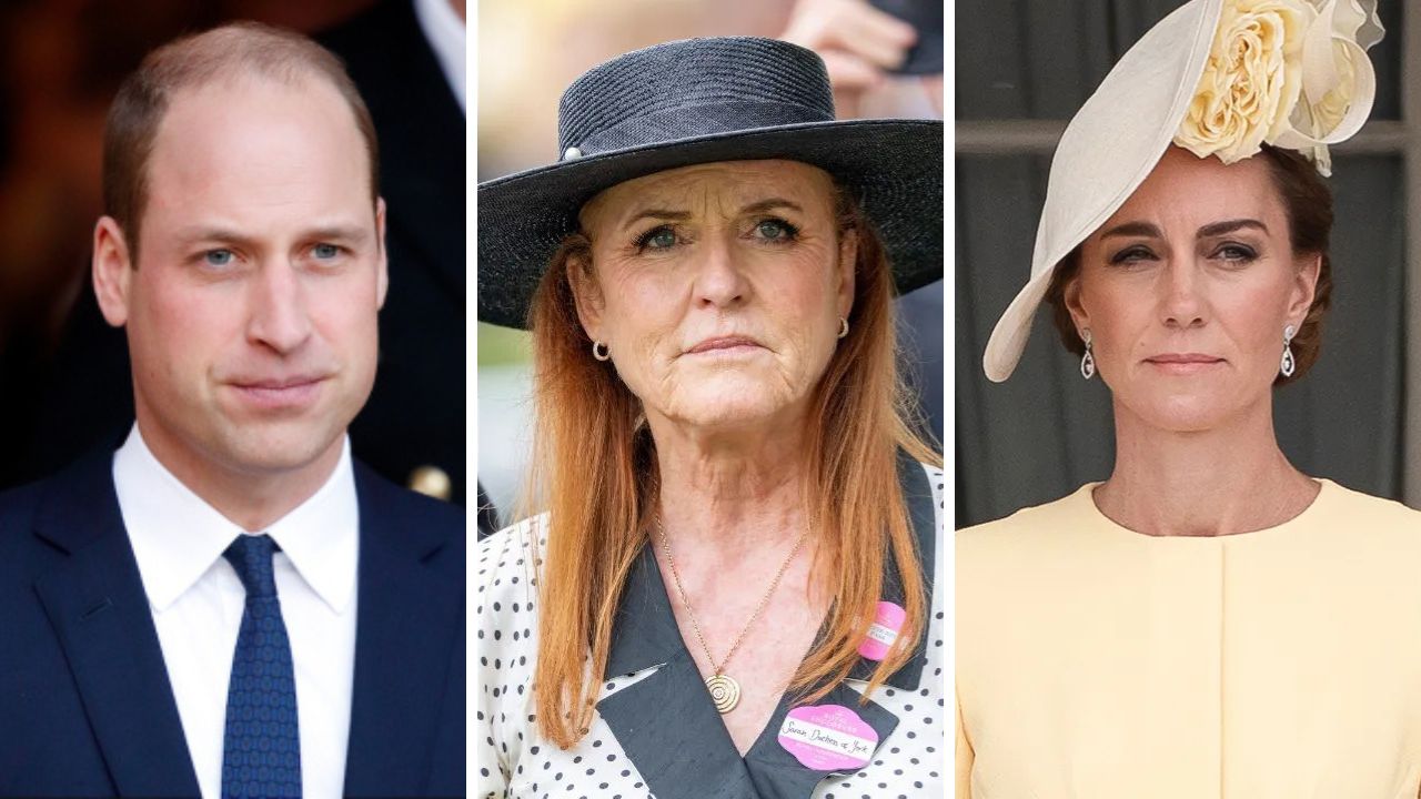 Prince William, Sarah Ferguson, Kate Middleton