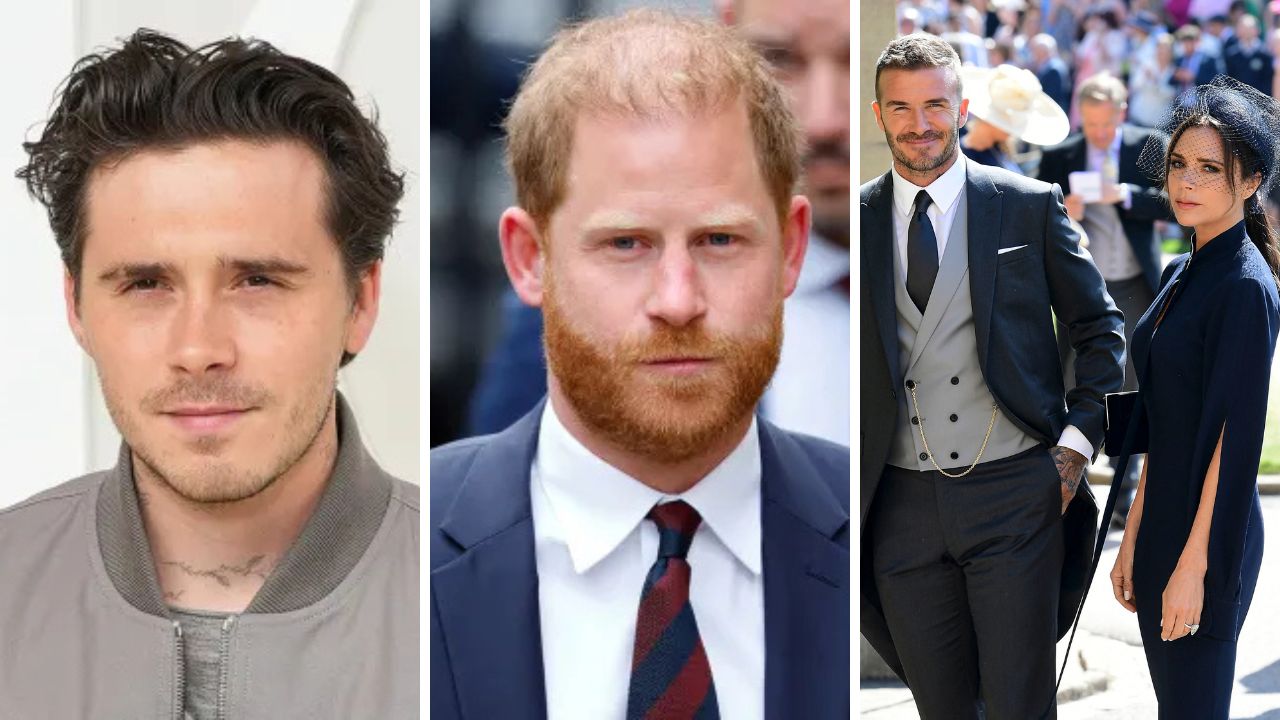 Brooklyn Beckham, Prince Harry, Victoria and David Beckham