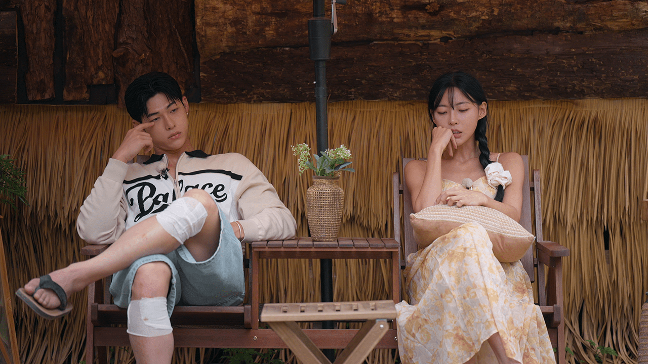 Song Seung-il and Kim Min-gee from Single's Inferno