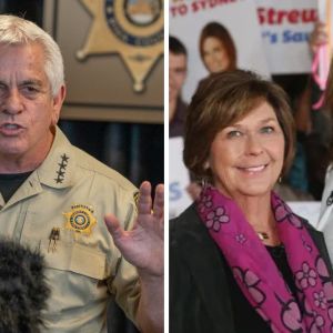 Chris Nanos, Savannah and Nancy Guthrie