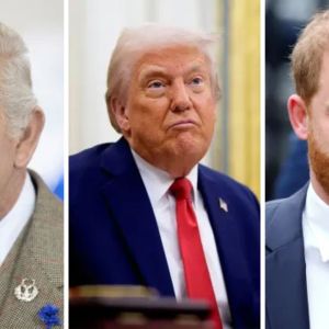 King Charles, President Trump, Prince Harry