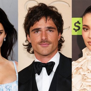 Kendall Jenner, Jacob Elordi, and Kylie Jenner