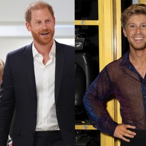 Meghan, Duchess of Sussex and Prince Harry, Duke of Sussex visit the Royal Children's Hospital on April 14, 2026 in Melbourne, Australia; Robert Irwin on 'Dancing with the Stars' in 2025.